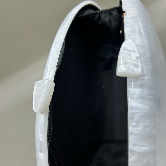 NWT MSRP $290.00 RAMLA Official Casablanca Bag-Ivory/White - Picture 6 of 7